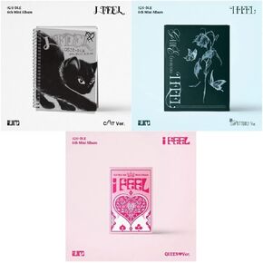(G) I-DLE - I Feel (6th Mini Album) CD+Pre-Order Benefit+Folded Poster (Cat ver. / CD Only, No Poster)