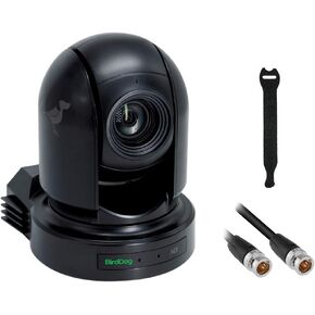 BirdDog Eyes P200 1080p Full NDI PTZ Camera (Black) with Kopul 3G-SDI Cable (50 ft) & 10-Pack Fastener Straps Bundle in Kuwait