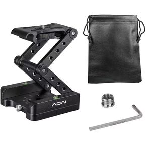 رأس قابل للطي Z Flex قابل للطي بزاوية 360 درجة، حامل ثلاثي القوائم من سبائك الألومنيوم للكاميرا Z Flex Tilt Head مع حامل لوحة إطلاق سريع متوافق مع كاميرا DSLR Canon Sony Pentax in Kuwait