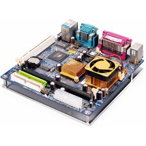 MerianMe ATX Computer Case Open Air Bracket Acrylic DIY Bare PC Frame for ATX motherbar Support Graphics Card Transparent