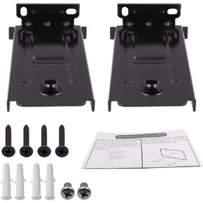 تيندودو زوج واحد من دعامات تثبيت مكبر الصوت على الحائط لمكبر الصوت LG SPP5B-W SK8 SK8Y SP7Y SPD7Y SP8YA SP9YA SP11RA دولبي اتموس، شماعات حائط سوداء مع ملحقات تثبيت in Kuwait