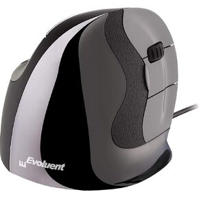 Evoluent – Inventor of The Vertical Mouse – VMDMW Ergonomic Vertical Mouse Right Hand Med USB Wireless, Sculpted for Comfort, Reduces Wrist Strain, 4 Speeds, 6 Customizable Buttons in Windows in Saudi Arabia