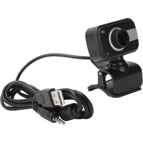 PC Camera, Small Angle Adjustable Portable Webcam Plug and Play with 3.5mm Audio Port for Online Teaching for Video Conferencing in Saudi Arabia