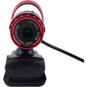 VBESTLIFE Webcam, 0. Pixels HD Web Camera CMOS 360Degree Rotating Clip?on Camera Built?in Microphone Webcamera for Zoom Meeting Compatible with Laptop Desktop PC(Silver) in Kuwait