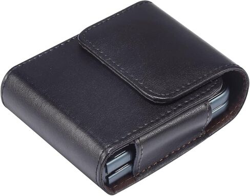 حافظة حماية من الجلد الطبيعي لجوال سامسونج جالكسي زد فليب 4، زد فليب 3 5G، زد فليب، زد فليب 5G، موتورولا موتو رازر 2022، رازر 5G، رازر 2019، حافظة حماية بحزام للجوال in Kuwait