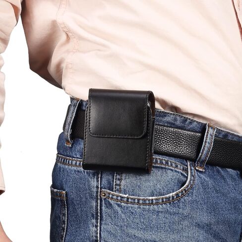 حافظة حماية من الجلد الطبيعي لجوال سامسونج جالكسي زد فليب 4، زد فليب 3 5G، زد فليب، زد فليب 5G، موتورولا موتو رازر 2022، رازر 5G، رازر 2019، حافظة حماية بحزام للجوال in Kuwait