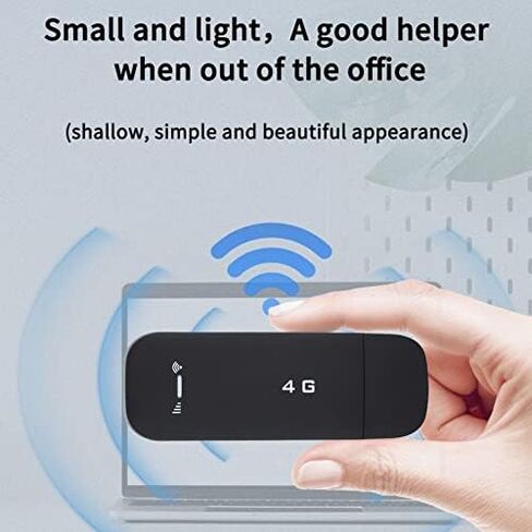 Mobile WiFi Hotspot, 4G LTE USB Portable WiFi Router Pocket Mobile Hotspot Wireless Network Smart Router 150 Mbps Travel 4G LTE Router Support LTE FDD B1/B3 in Saudi Arabia