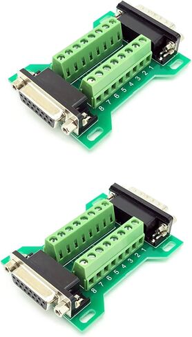 BUELEC DB15 core Adapter Terminal Board 15pin Relay Terminal Board PLC External IO Signal Board Male and Female Series in Kuwait