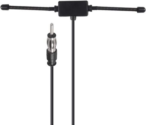 Universal Car Stereo AM FM Dipole Antenna,Hidden Adhesive Mount AM FM Radio Antenna for Vehicle Car Truck SUV Radio Stereo Head Unit Receiver Tuner,10 feet Cable DIN Plug Connector (Male) in Saudi Arabia