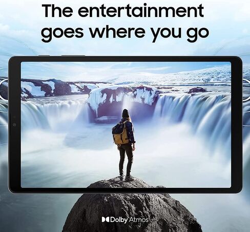 Samsung Tab A7 Lite، 8.7 بوصة فضي، سعة 32 جيجابايت، 3 جيجابايت رام، بطارية طويلة الأمد 5100 مللي أمبير (SM-T220NZSAXAR) (متجددة) in Kuwait