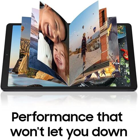 Samsung Tab A7 Lite، 8.7 بوصة فضي، سعة 32 جيجابايت، 3 جيجابايت رام، بطارية طويلة الأمد 5100 مللي أمبير (SM-T220NZSAXAR) (متجددة) in Kuwait