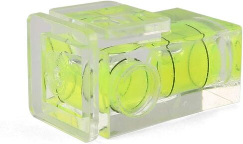 LRONG 2 قطعة كاميرا مستوى فقاعات حذاء ساخن مستوى حذاء لكاميرا SLR الرقمية مستوى فقاعات بمحور واحد وغطاء حذاء ساخن in Kuwait