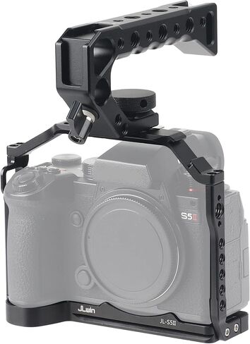 قفص كاميرا Fotga لباناسونيك لوميكس S5II S5 Mark II G9II G9 Mark II كاميرا بدون مرآة لصنع أفلام الفيديو متوافقة مع Arca Swiss Clamp in Saudi Arabia