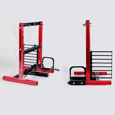 ATX/M-ATX/ITX DIY Chassis Bracket Open Chassis Mining Rig Frame ITX Case ATX Test Bench PC Case, Vertical Overclocking Open Aluminum Frame Chassis Rack, Water-Cooled PC Test Bench (Red) in Saudi Arabia