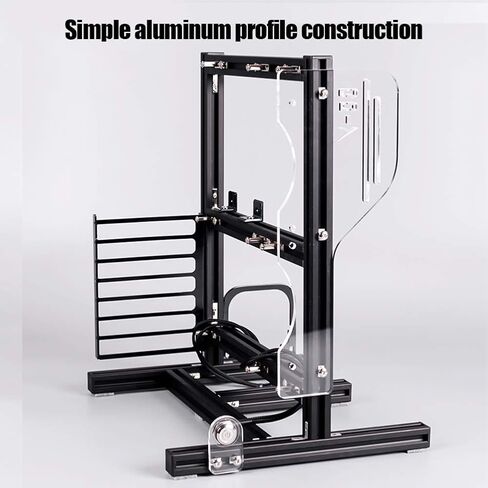 ATX/M-ATX/ITX حامل هيكل DIY مفتوح الهيكل للتعدين إطار ITX حافظة ATX منضدة اختبار الكمبيوتر الشخصي، حامل هيكل إطار من الألومنيوم مفتوح لرفع تردد التشغيل عموديًا، مقعد اختبار الكمبيوتر المبرد بالماء (أحمر) in Kuwait