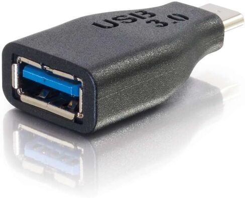 C2G 28868 USB 3.0 (USB 3.1 Gen 1) USB-C to USB-A Adapter Male/Female Thunderbolt 3, Tablet, Chromebook Pixel, Samsung Galaxy TabPro S, LG G6, MacBook in Saudi Arabia