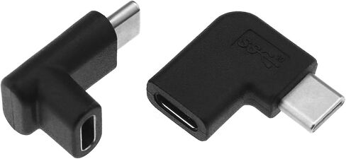 Creative-Idea 90 Degree USB 3.1 Type C Adapter Male to Female Data Extension Converter Adapter in Saudi Arabia