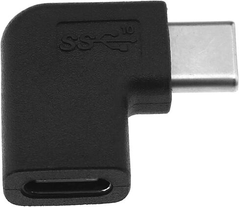 Creative-Idea 90 Degree USB 3.1 Type C Adapter Male to Female Data Extension Converter Adapter in Saudi Arabia