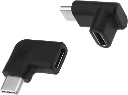 Creative-Idea 90 Degree USB 3.1 Type C Adapter Male to Female Data Extension Converter Adapter in Saudi Arabia