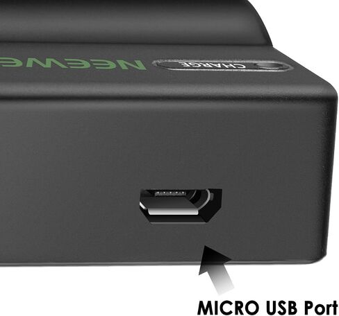 شاحن بطارية USB صغير سريع ونحيف لكاميرات سوني NP-F550، NP-F750، NP-F960، NP-FM50، NP-FM70، NP-FM90 وPanosonic PAN-VBD1، PAN-VBD2، JVC-V607u، JVC-V617u ، خيار الشحن المتعدد in Kuwait
