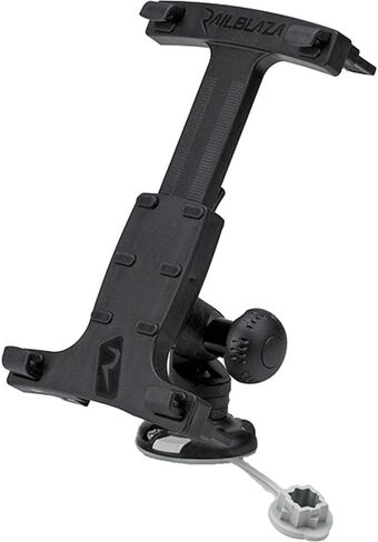 RAILBLAZA ScreenGrabba Rotating Adjustable Tablet Clamp Mount Holder, Compatible with All Tablets in Saudi Arabia