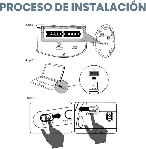 Perixx PERIDUO-406ES Set de Teclado Mini Ergonómico y Ratón Vertical con Cable - con Reposa Muñeca Ajustable y Teclas de Low Profile - QWERTY Spanish (Inalámbrico) in Saudi Arabia