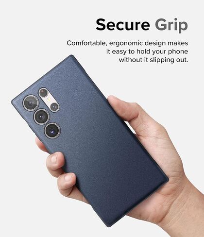 Ringke Onyx [Compatible with MagSafe] Designed for Samsung Galaxy S24 Ultra Case 5G, Prevents Oily Smudges Feels Good in The Hand Non-Slip Enhanced Grip Precise Cutouts for Camera - Magnetic Black in Saudi Arabia