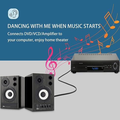 كابل مقسم Devinal 1/4 بوصة TRS إلى RCA Y، كابل إدخال ستيريو 6.35 مم إلى 2 RCA Phono، سلك كابل صوت RCA مزدوج إلى ربع بوصة 5 أقدام / 1.5 متر in Saudi Arabia