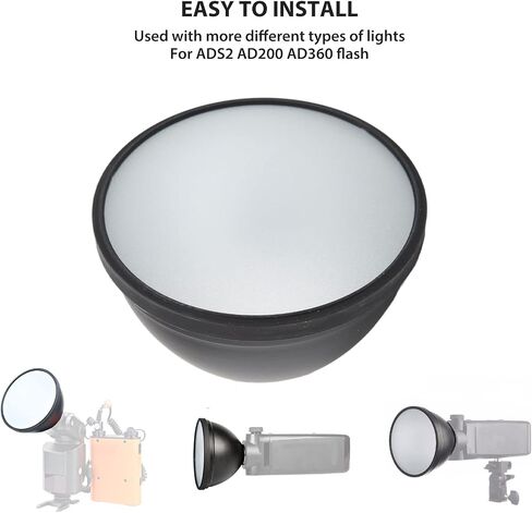 عاكس قياسي مع ناشر ناعم، ملحقات فلاش Speedlite بتأثير الضوء الناعم لمضات ADS2 AD200 AD360 in Saudi Arabia