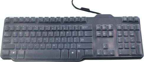 Silicone Keyboard Skin Cover Compatible for Dell RH659 L100 SK-8115 SK-8135 SK-3205 104-key USB Wired Keyboard, SK-8115 Keyboard Protector (Clear) in Saudi Arabia