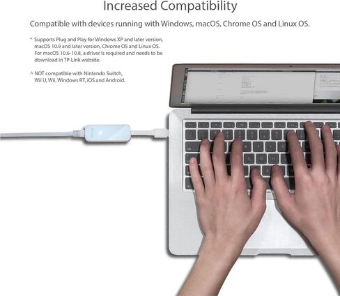 موزع USB محمول 3 منافذ USB 3.0 من تي بي لينك، مع محول شبكة منفذ إيثرنت سرعة جيجابت، خاصية توصيل وتشغيل لماك بوك، ماك برو / ميني، آي ماك، إكس بي إس، سيرفس برو، نوت بوك و أجهزة الكمبيوتر المكتبي in Saudi Arabia