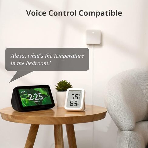 حزمة كومبو SwitchBot Smart Home Combo: كاميرا داخلية Pan Tilt 2K، ومقياس حرارة دقيق للرطوبة، وHub Mini - مراقبة الكل في واحد، ومراقبة البيئة والتحكم الآلي لتوفير الراحة والأمان in Kuwait