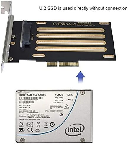 NFHK U.2 U2 SFF-8639 NVME PCIe 4.0 SSD محول ذكر إلى أنثى تمديد 68pin PCI Express PCBA in Saudi Arabia