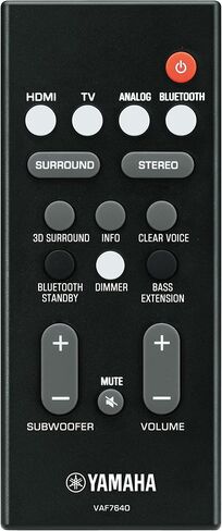 YAMAHA YAS-108 Sound Bar مع مكبرات صوت مدمجة وبلوتوث in Saudi Arabia