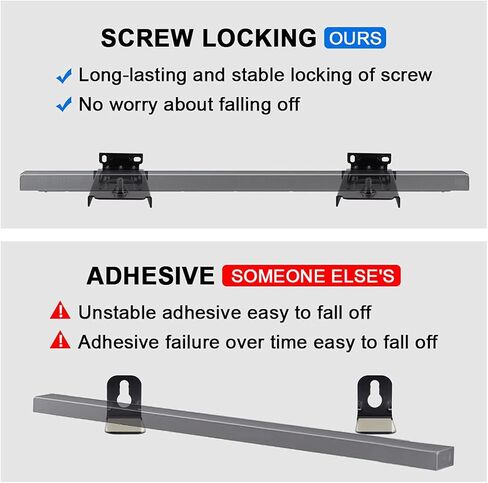 تيندودو زوج واحد من دعامات تثبيت مكبر الصوت على الحائط لمكبر الصوت LG SPP5B-W SK8 SK8Y SP7Y SPD7Y SP8YA SP9YA SP11RA دولبي اتموس، شماعات حائط سوداء مع ملحقات تثبيت in Kuwait