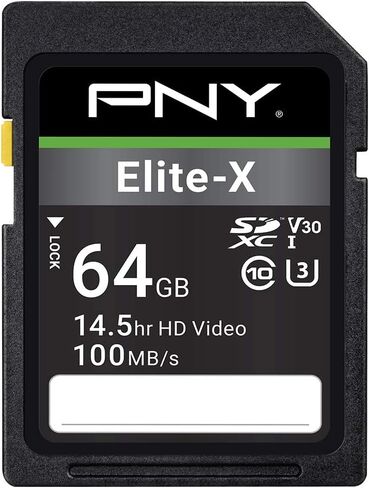 PNY 128GB Elite-X C10 U3 V30 SDXC Flash Memory Card 2-Pack, UHS-I, 4K UHD in Saudi Arabia