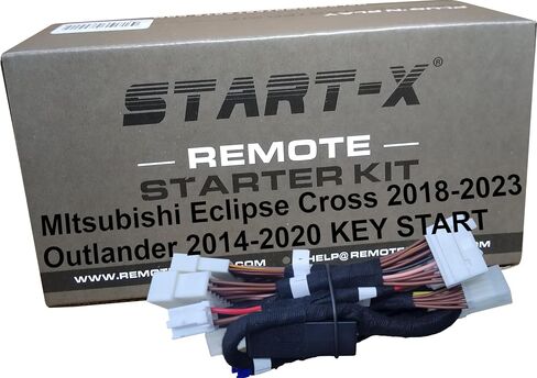 Start-X Remote Starter for Mitsubishi Eclipse Cross 2018-2023, and Outlander 2014-2020 Key Start || Plug N Play || 3 X Lock to Remote Start in Saudi Arabia