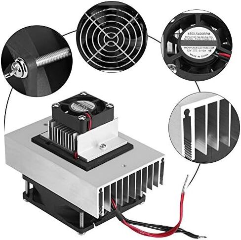 DIY Refrigeration Semiconductor, DC12V Thermoelectric Cooling System, Conduction Module, Radiator, Fan, XH-X200 in Saudi Arabia