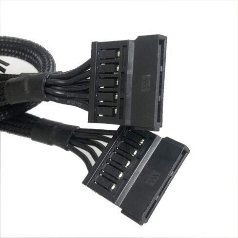 Suyitai استبدال ل EVGA سوبر نوفا 450-850 G2 B3 G3 G5 P2 B2 80 Plus 6 دبوس إلى 3X SATA سائق كابل الطاقة in Kuwait