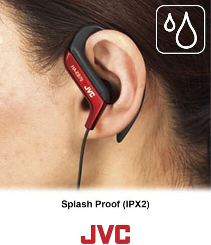 JVC HAEB75B Sports Clip Headphone (Black) in Saudi Arabia
