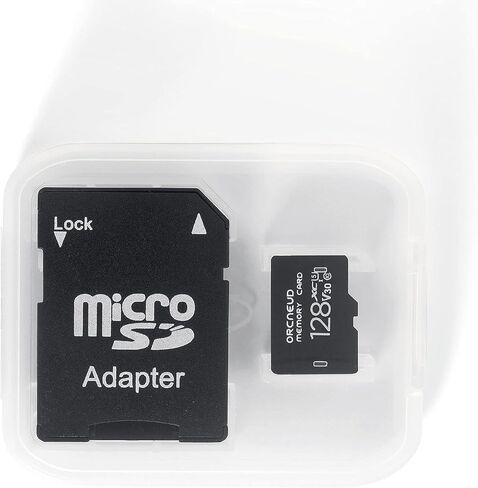 بطاقة MicroSDHC MicroSDXC TF سعة 128 جيجابايت مكونة من قطعتين بطاقة SD صغيرة 4K R: 100 ميجابايت/ثانية W: 60 ميجابايت/ثانية UHD Full HD U5 فئة 50 A2 بطاقة ذاكرة TF عالية السرعة لنقل كاميرات Dash والهاتف بدون طيار والكمبيوتر الشخصي (عبوتان) in Saudi Arabia