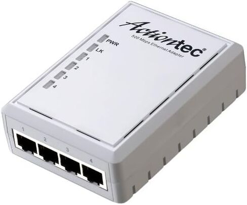 ACTIONTEC 500 Mbps Powerline Ethernet Adapter and 4-Port Hub Kit (PWR514K01) in Saudi Arabia