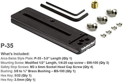 لوحة عدسة Wimberley P-20 - طراز Arca-Swiss - صنع في الولايات المتحدة الأمريكية in Kuwait