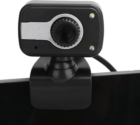 01 02 015 PC Camera, Small Angle Adjustable Portable Webcam Plug and Play with 3.5mm Audio Port for Online Teaching for Video Conferencing in Saudi Arabia