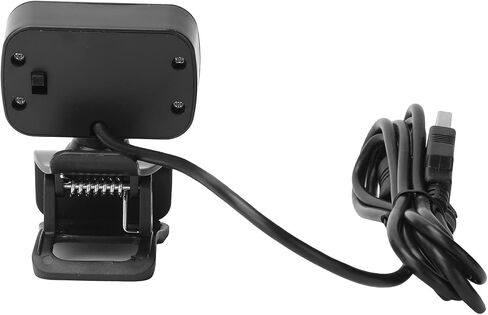 01 02 015 PC Camera, Small Angle Adjustable Portable Webcam Plug and Play with 3.5mm Audio Port for Online Teaching for Video Conferencing in Saudi Arabia