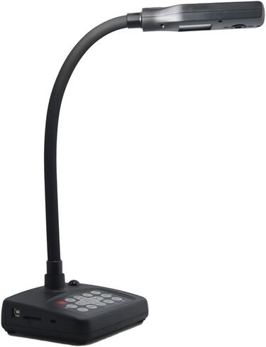 كاميرا المستندات المحمولة INEBIZ 5MP HD USB مع ميكروفون مدمج وإضاءة LED تركيز تلقائي لعقد مؤتمرات الويب التجريبية المباشرة والتعليم عن بعد متوافق مع Windows (SH5200) in Kuwait