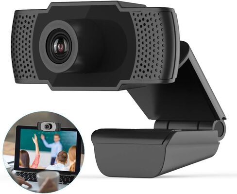كاميرا ويب متعددة الوظائف 1080 بكسل، كاميرا ميكروفون مدمجة منخفضة الضوضاء ذات لون حقيقي 24 بت، كاميرات ويب كمبيوتر عالمية لنظام التشغيل Windows XP/2000/2003/Vista/7/8/10/Android/Linux in Kuwait