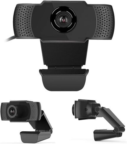 كاميرا ويب متعددة الوظائف 1080 بكسل، كاميرا ميكروفون مدمجة منخفضة الضوضاء ذات لون حقيقي 24 بت، كاميرات ويب كمبيوتر عالمية لنظام التشغيل Windows XP/2000/2003/Vista/7/8/10/Android/Linux in Kuwait