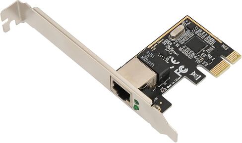 بطاقة شبكة PCIe بسرعة 1 جيجابت في الثانية، بطاقة شبكة جيجابت PCI Express بمنفذ واحد، محول شبكة إيثرنت RJ45 LAN PCIE بسرعة 100/1000 ميجابت في الثانية مع دعامة لنظام التشغيل Windows 10 و8,7 وXP in Kuwait