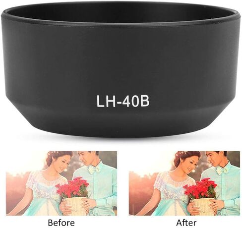 LH-40B Camera Lens Hood Replacement 37mm for Olympus Digital M.ZUIKO 45mm f/1.8(Silver) in Saudi Arabia